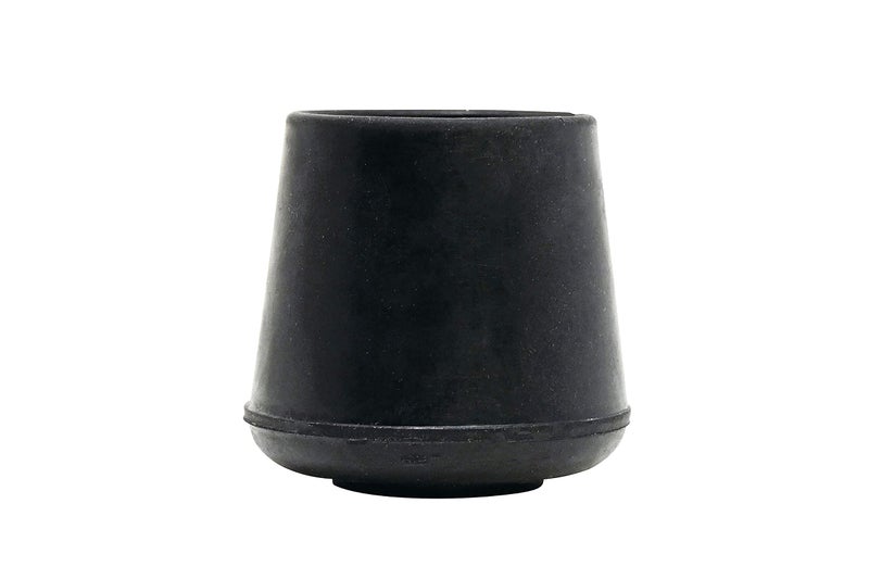 شيبرد هارد وير Shepherd Hardware 8766E أطراف الساق 1-1/2 بوصة القطر الداخلي قبعات أرجل الكرسي المطاطية، 12 عبوة، أسود - Image 2